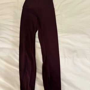 Maroon lululemon Align™ High-Rise Pant 25"